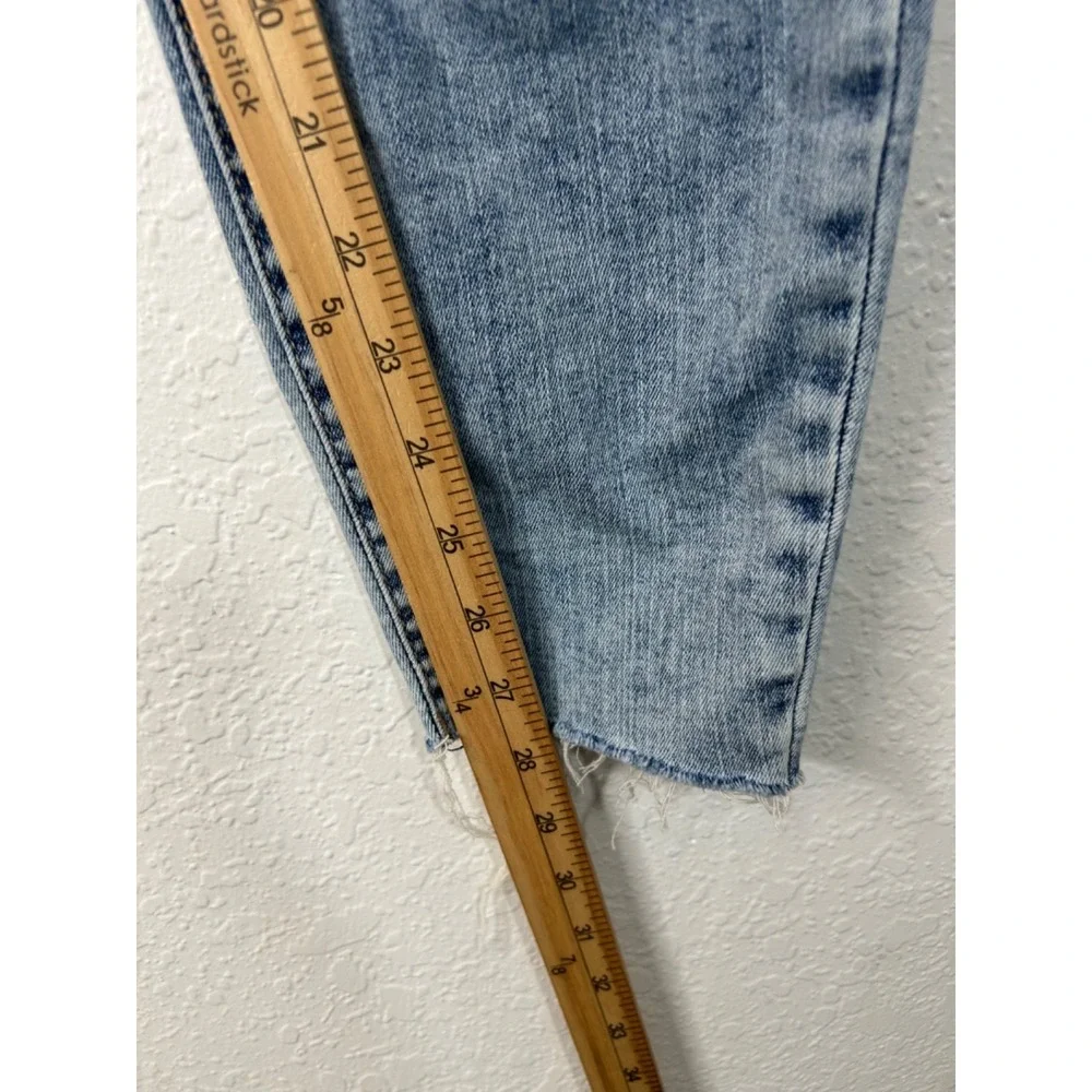 Kut From‎ The Kloth Connie High Rise Ankle Skinny Jeans SZ 16 Distressed Raw Hem